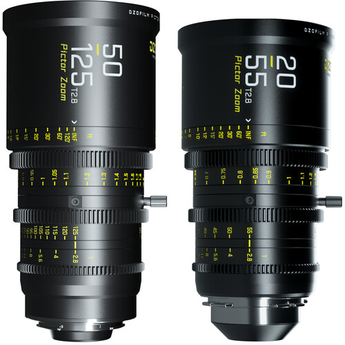 Комплект обьективов DZOFILM PICTOR ZOOM 20-55mm/50-125mm (PL/EF MOUNT)(4-6 курсы)